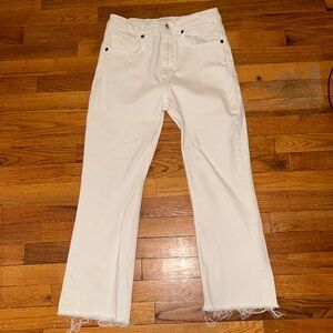 Zara white jeans